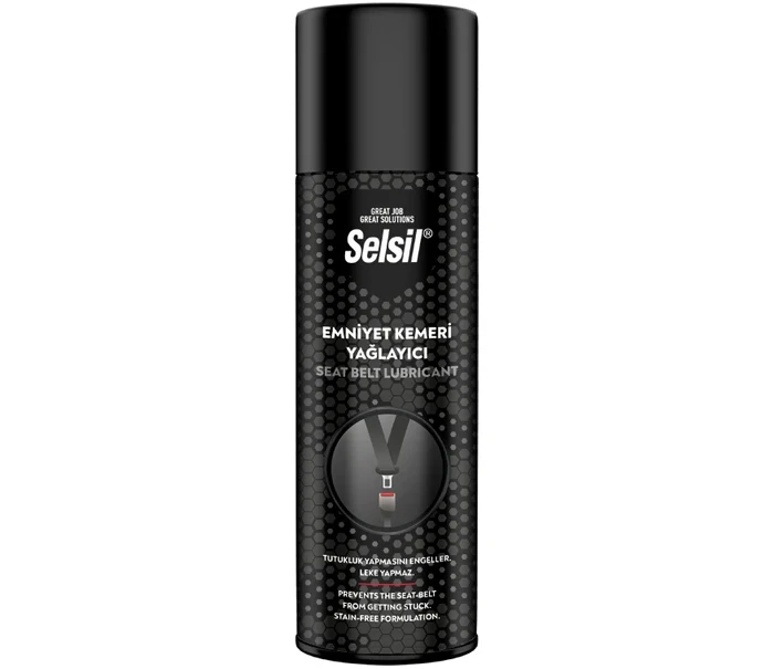 Selsil Emniyet Kemeri Yağlayıcı Sprey Anti-Statik Özellikli 200 ml