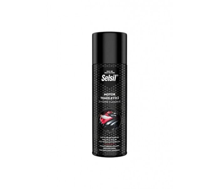 Selsil Susuz Motor Temizleme Spreyi Motor Parlatıcı Sprey 500 Ml