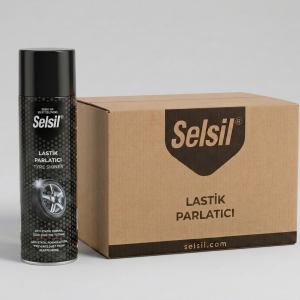 Selsil Lastik Parlatıcı Sprey 500 ml 24 Adet